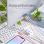 Nanocable Pack de 3 Cables Lightning a USB 2.0, 1 m, Colores Rosa, Azul y Verde